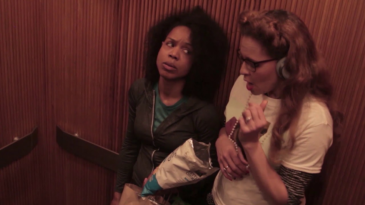 Lady in the elevator "A Tempting Torment"