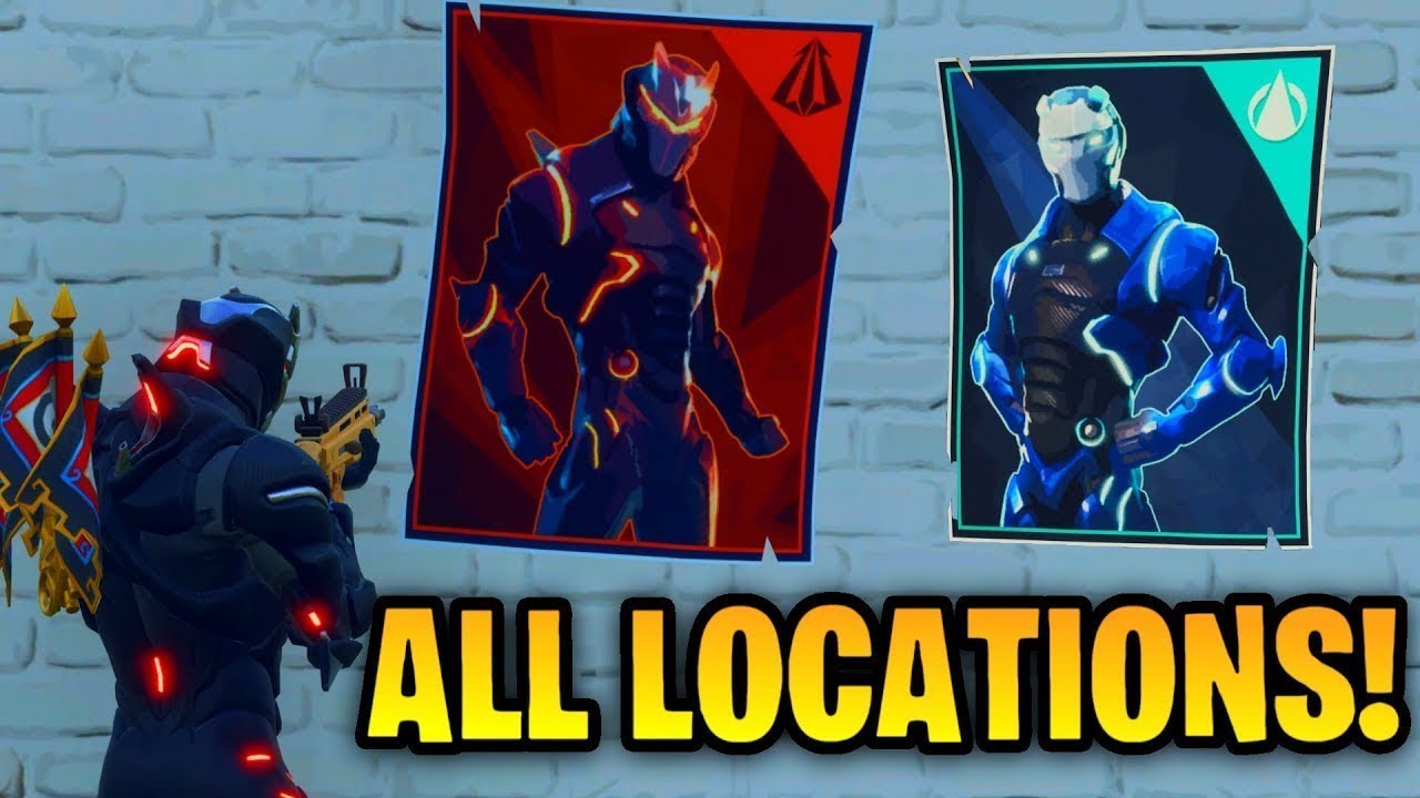 All Carbide & Omega Poster Locations In Fortnite (Fortnite Battle Royal Season 4)