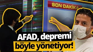 Afad Teknolojilerini Çekerken Deprem Oldu