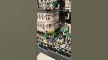 HOW TO layout LEGO Corner Modular buildings in your LEGO city #lego #legocity #legomoc #legomodulars