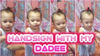 Hand Sign with my Dadee | Magic Magic Yuri