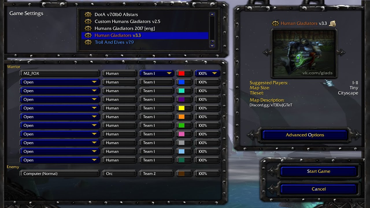 Human Gladiator ... How to win Solo game .. incredible items and Full HP