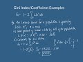 Gini Index Examples