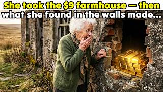Unaware of the secret, she took the $9 farmhouse — then what she found in the walls made her rich
