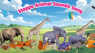 Steppe Animal Sounds Song Learn Animal Noises For Kids Abc-Kids World