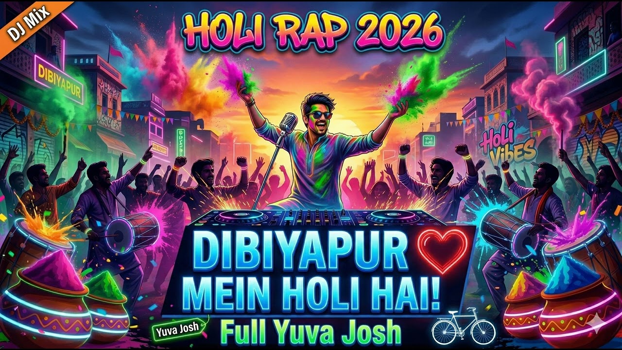 Dibiyapur Holi Anthem 🌈 | Full Rap DJ Song