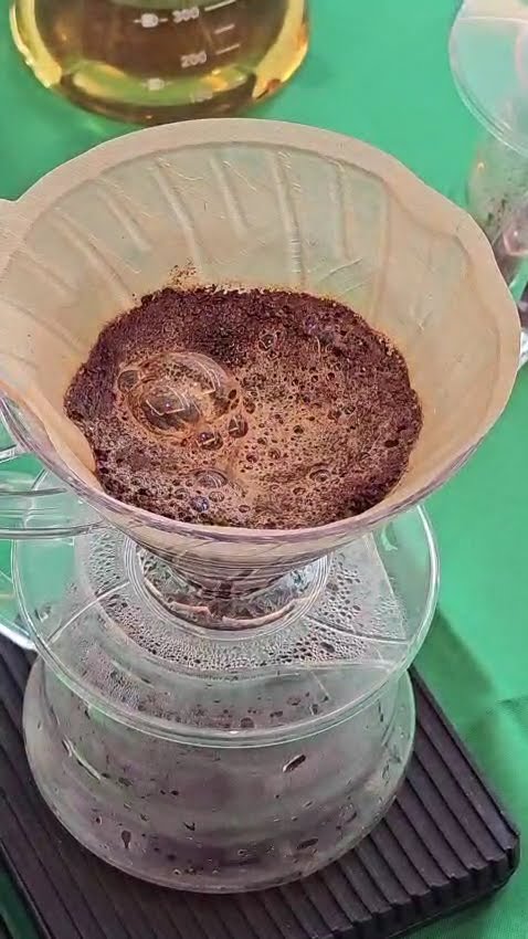 Momento do curso de barista