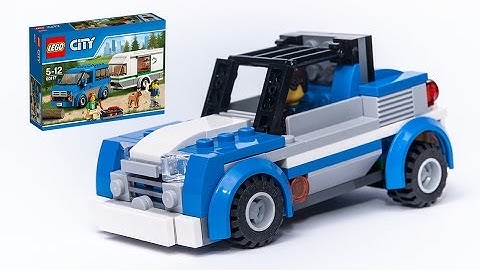 Perfect LEGO FUN! Custom 60117 Racing Car. Camper Van set alternate model