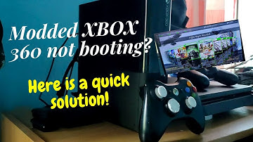 Modded XBOX 360 not booting? Here is a quick solution!