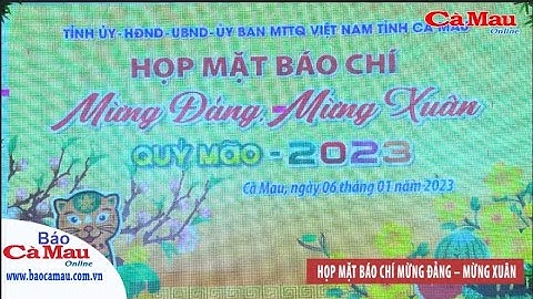 Họp mặt báo chí mừng Đảng – mừng Xuân