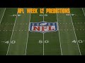 NFL Week 12 Predictions