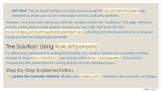 Solving the Grails Sortable Column Issue