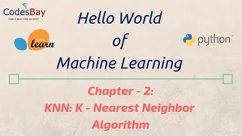 Machine Learning Hello World with Scikit Learn : Chapter   2 KNN   K Nearest Neighbor Algorithm