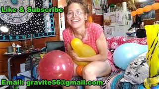 Loud BALLOON Sunshine Sit To Pop | Looner Girl S2P - YouTube