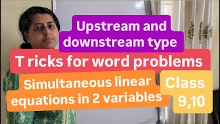 Famous Upstream and downstream simultaneous equation/word problems/boards 2026, Wealth