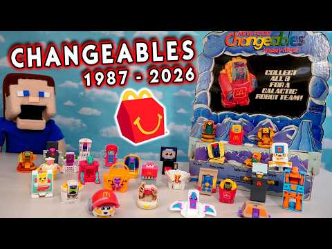 McDonalds Changeables 2026 & 1980's Happy Meal Toys ALL 36!!