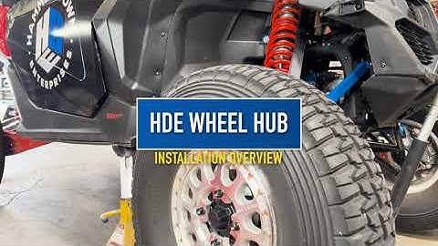 HDE Can-AM X3 Wheel Hub Installation