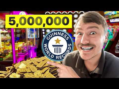 I Won 5,128,440 Arcade Tickets! (World Record)