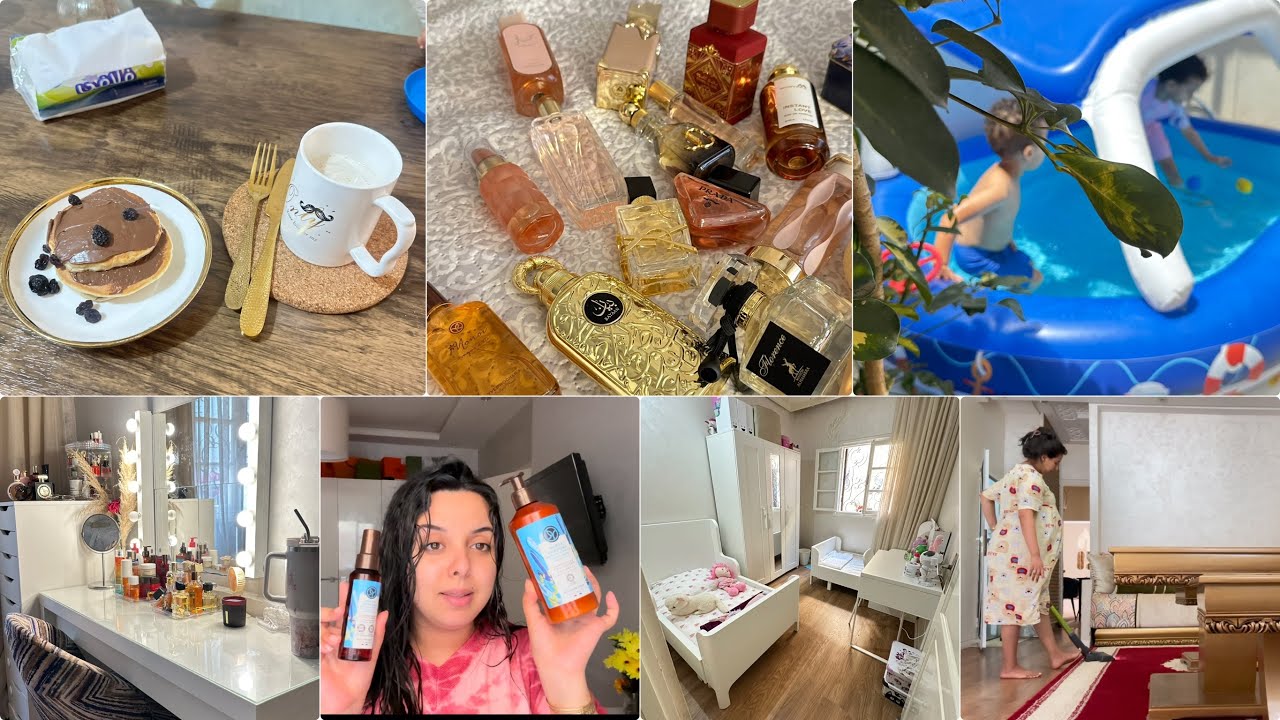 روتين بين التنظيف و الترتيب✨مهنيت حتى صوبتو ليهم🍒عنايتي في فترة الحمل👌🏻تجهيزات لحفل مدرسة ابنتي