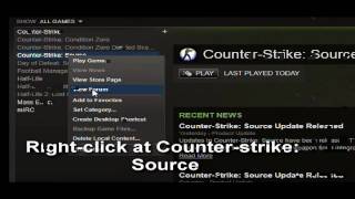 How to add console at Counter-Strike: Source [HD]