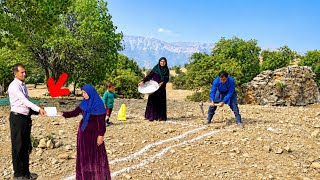 Finally, the construction of Ahmed and Leila's house has begun! 🏠❤️ | Little Artin next to them