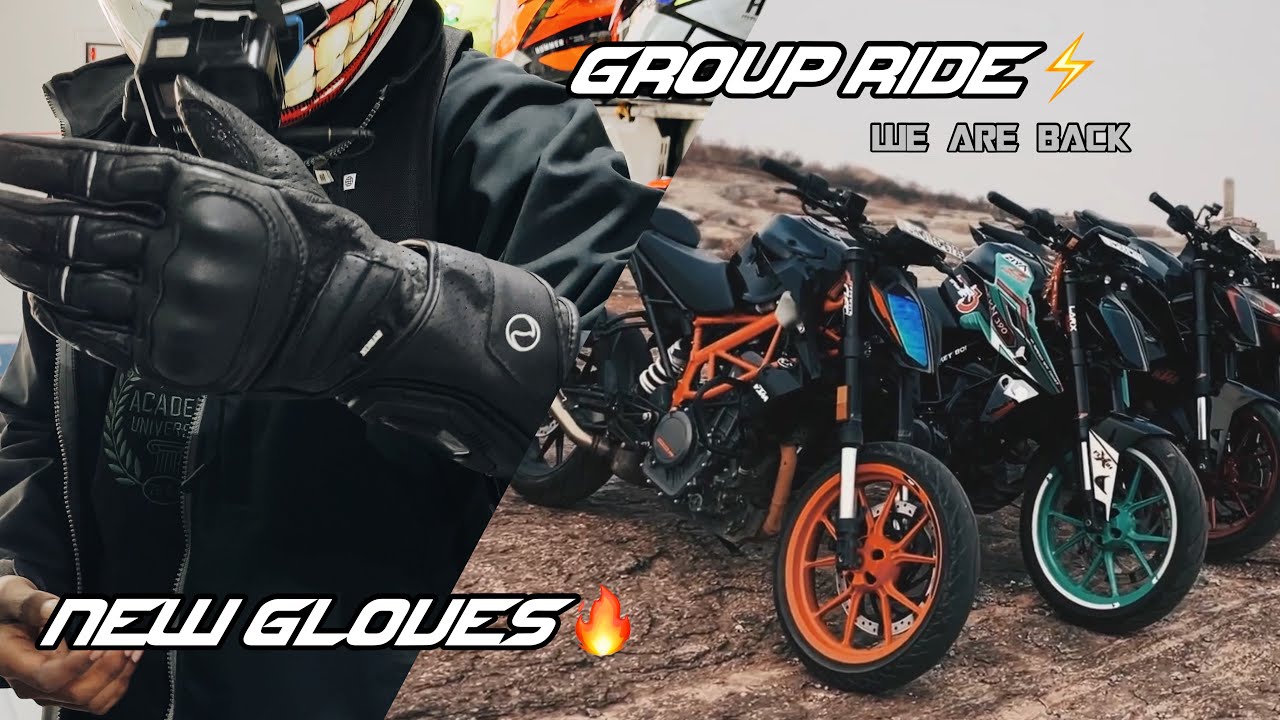 We are Back ⚡️| New Riding Gloves 🔥 | Magnetic Tail tidy installation on Duke 390