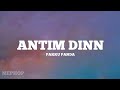 Pakku panda  antim dinn lyrics