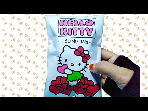 💸Paper DIY💸 Opening 😻Hello Kitty😻 Paper Blind Bag