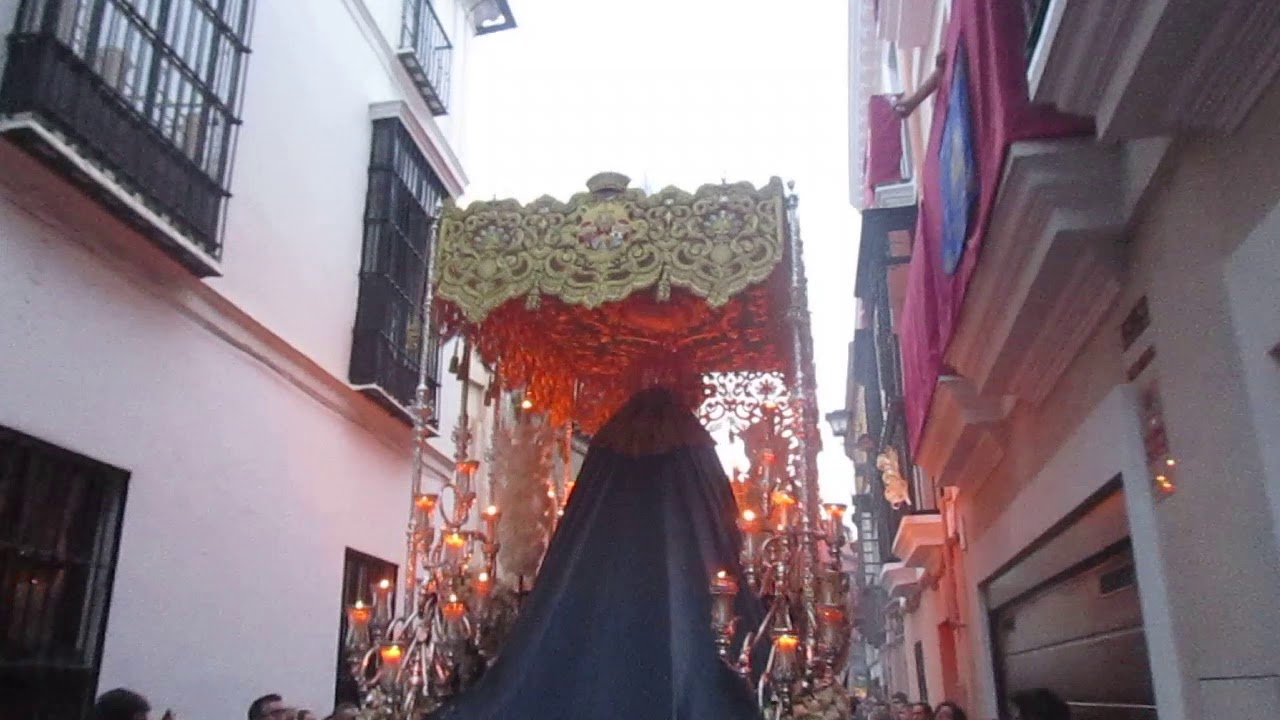 María Santísima de Consolación bajo la lluvia 2019