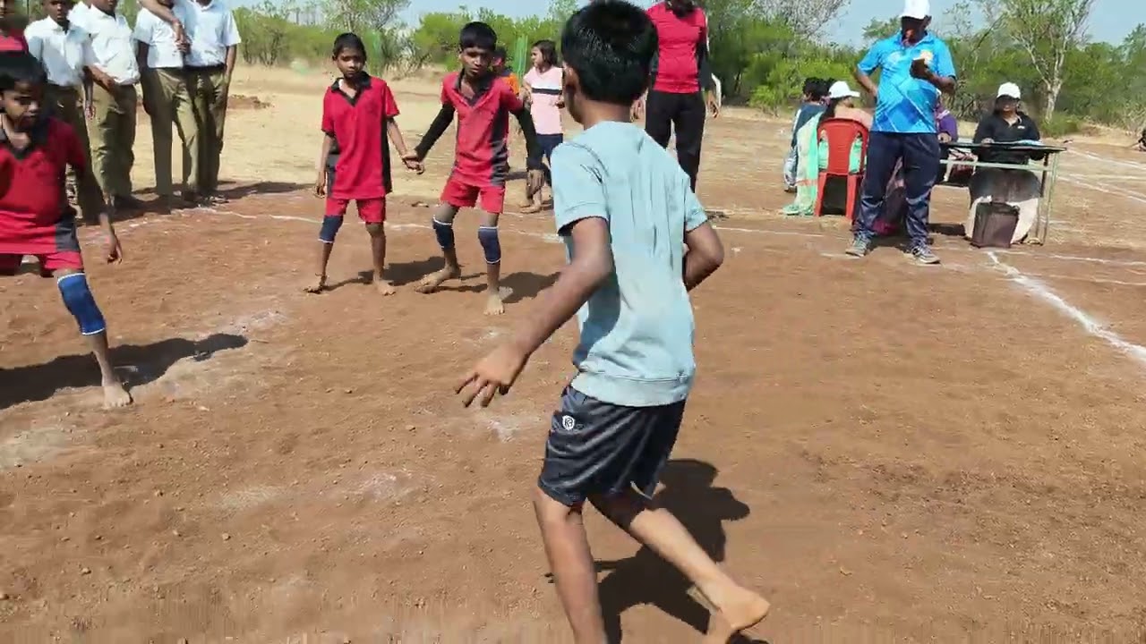 केंद्रस्तरीय क्रीडा स्पर्धा कब्बडी (मुले) भडकेवाडी विरुद्ध शेडगेवाडी व धोंडेवाडी दुसरा हाफ