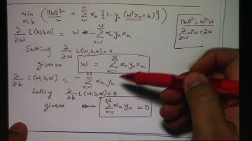 Lecture 31 - SVM for Non-separable Case (04/19/2017)