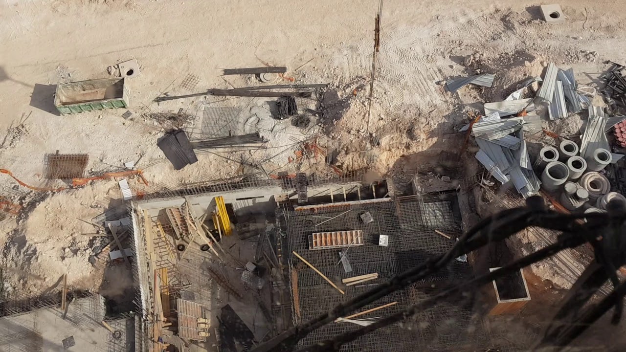 Башенный кран! Обзор кабины крана Потайн MD175 H10 - YouTube