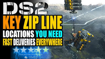 Best Zip Line Locations For Fast Deliveries Death Stranding 2 On the Beach