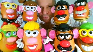 Comparing All Different Mr & Mrs Potato Head Epic Collection Classic 80s & Modern Unboxing Review