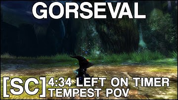 Gw2: [SC] Gorseval Daily Kill 4:34 Left | Tempest PoV