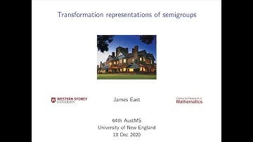 James East - Transformation representations of semigroups