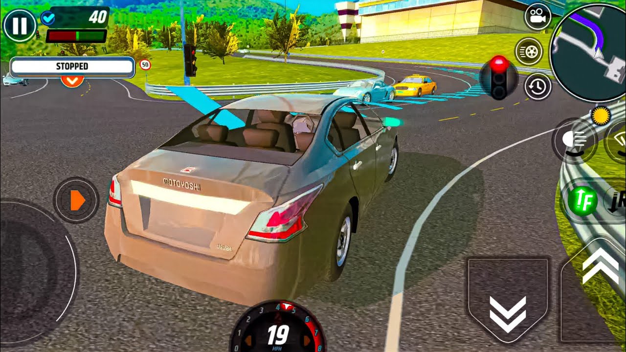 2017 Nissan Altima Driving & Parking | Car Driving School Simulator ...