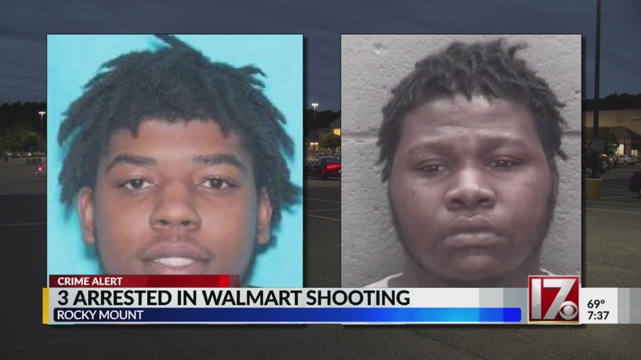 3 of 4 arrested in connection with shooting at Walmart in Rocky Mount ...