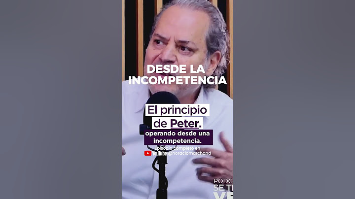 El Principio de Peter | Horacio Marchand