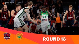 Baskonia-Panathinaikos| Round 18 Highlights | 2023-24 Turkish Airlines EuroLeague