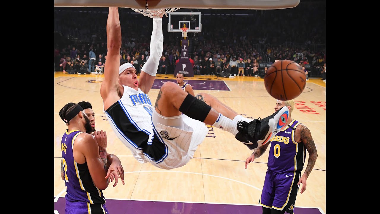 Aaron Gordon Puts On A Dunk Reel vs. Lakers