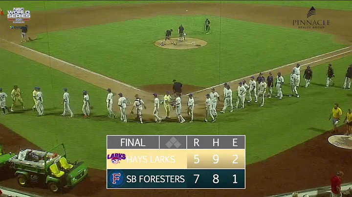 2021 NBC World Series Aug 9th Hays,KS Larks vs San...