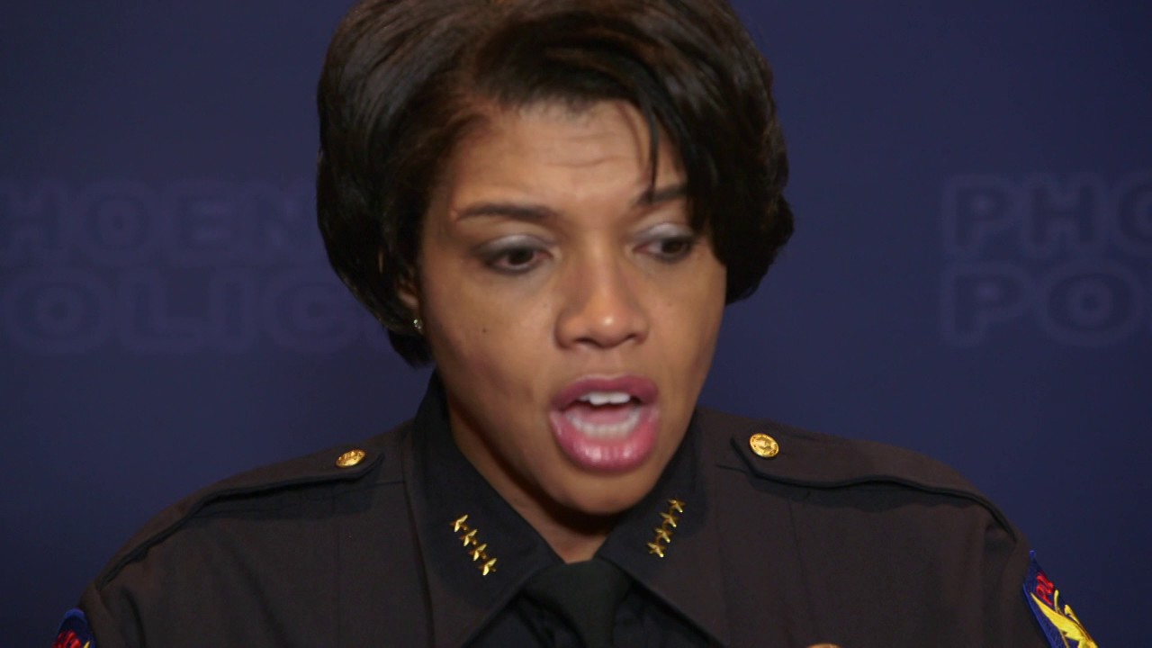 Alan Williams and his Mother Jeri, Chief of Police in Phoenix