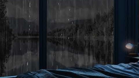 Relaxing Lush Forest Thunderstorm, Walking In The Rain ASMR, Nature Sounds For Sleep