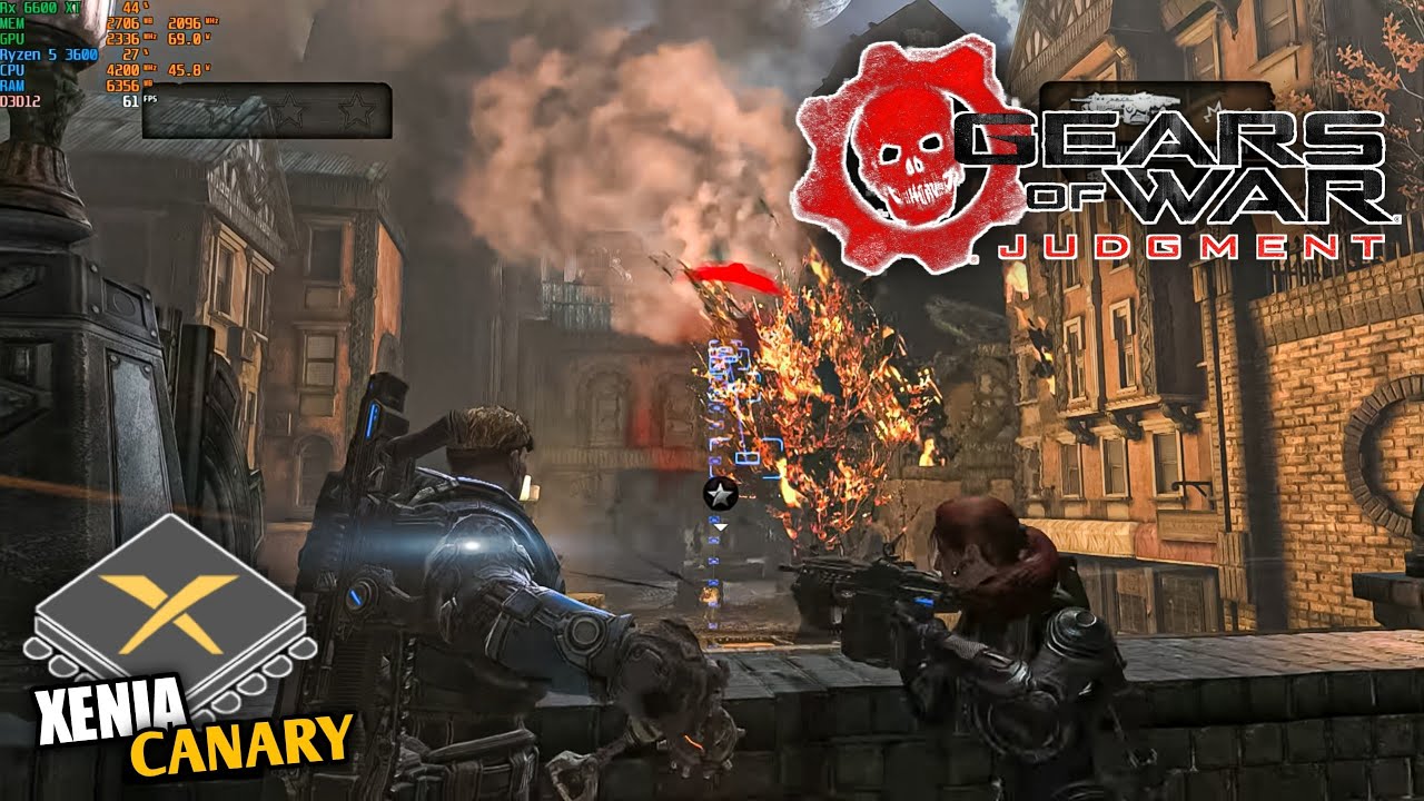 Gears of War Judgement QHD Xenia Canary [1440p] Gameplay Ryzen 5