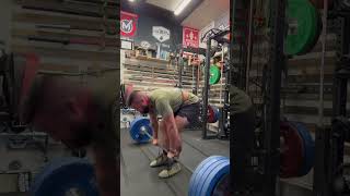 A little stronger everyday #motivation #garagegym #homegym #deadlift