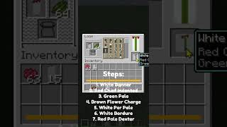 How to make California Flag in Minecraft! #shorts #minecraft #usstates #fypviralシ