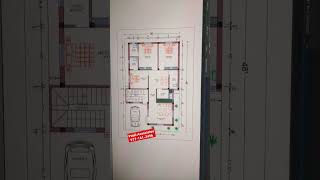 3bhk House plan shorts_video houseplan housedesign shortsfeed 30x50 shorts short 40x60