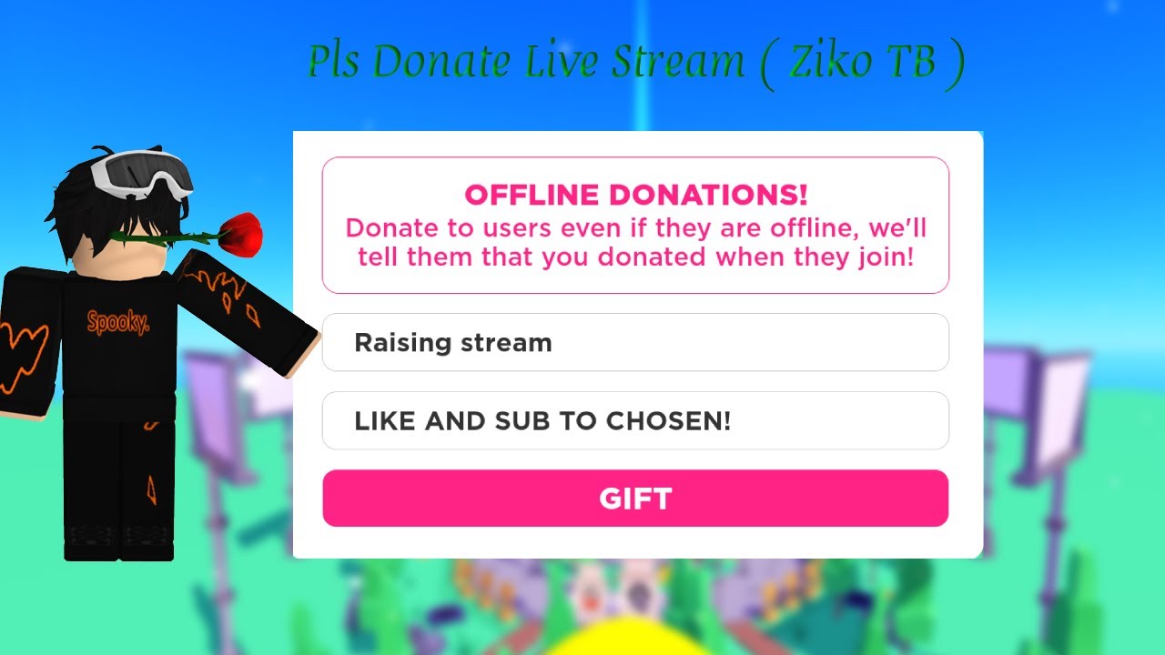 🔴 LIVE) this is a raising stream (Roblox Pls Donate) 