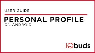 IQbuds – Overview of Personal Profile on Android screenshot 5